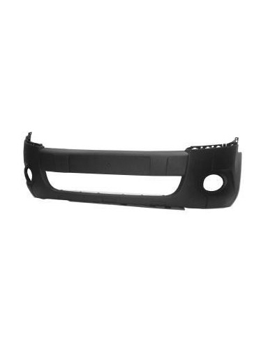 Front bumper berlingo ranch partners 2008 onwards black with fog holes Aftermarket Bumpers and accessories
