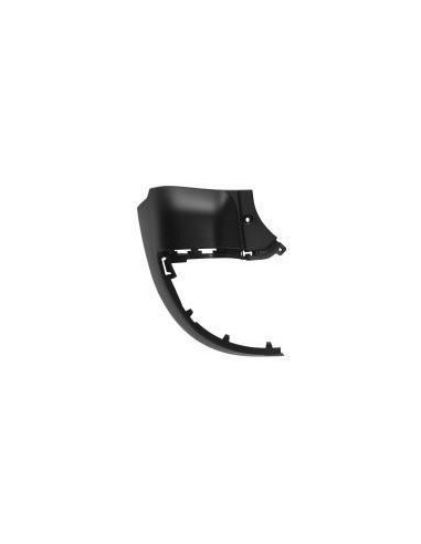 Rear valance left berlingo partner ranch 2008- Black 2 ports short Aftermarket Bumpers and accessories