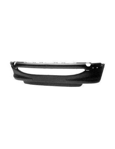 Front bumper Peugeot 206 1998 to 2009 black without fog light holes Aftermarket Bumpers and accessories