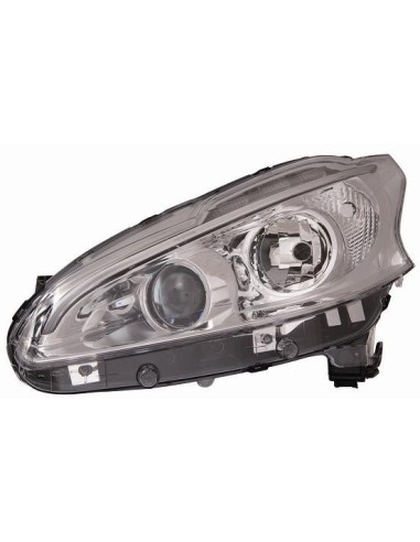 Headlight right front headlight Peugeot 208 2012 onwards with the lens and drl led Aftermarket Lighting