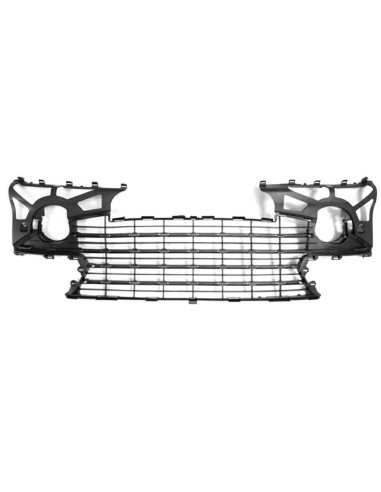 The central grille front bumper Peugeot 307 2005 to 2007 with holes chrome Aftermarket Bumpers and accessories
