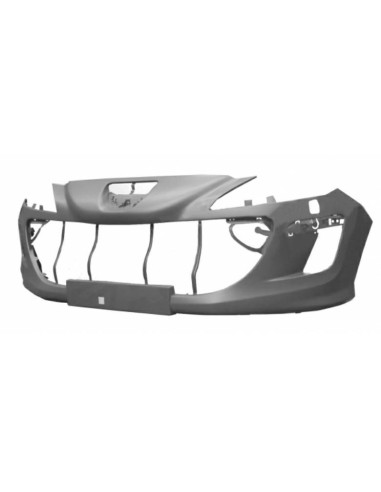 Front bumper Peugeot 308 2007 onwards with headlight washer holes Aftermarket Bumpers and accessories