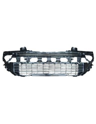 The central grille front bumper Peugeot 308 2007-2011 spor gt and cc chrome and black Aftermarket Bumpers and accessories