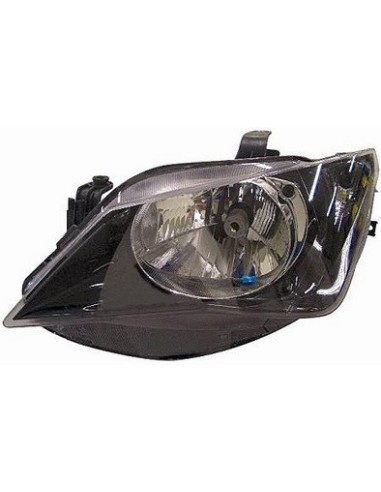 Faro luz proyector delantera derecha para SEAT Ibiza 2012 a 2016 h4 parábola negra Lucana Faros y luz