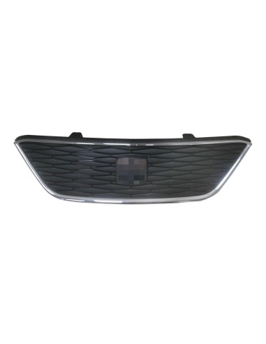 Mascherina griglia anteriore per seat ibiza 2012 al 2014 chiusa cromata nera Aftermarket Paraurti ed accessori