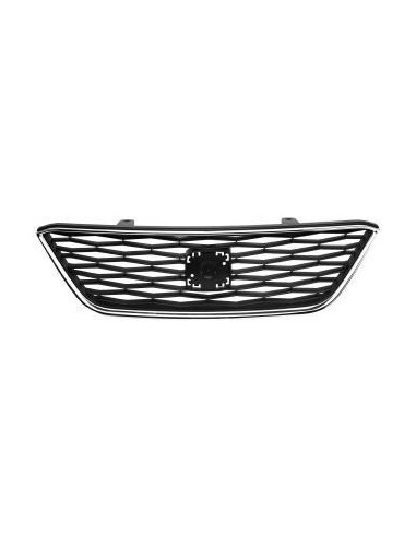 Bezel front grille for SEAT Ibiza 2012 to 2014 Open Black Chrome Aftermarket Bumpers and accessories