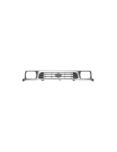Bezel front grille for Toyota Hilux 1998 to 2000 2WD Silver and Gray Aftermarket Bumpers and accessories