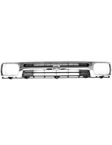Bezel front grille for Toyota Hilux ln105 1992 onwards in chrome and black Aftermarket Bumpers and accessories