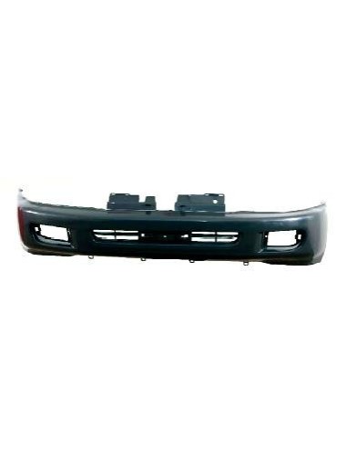 Front bumper for land cruiser fj100 1998-2002 black with front fog plugs Aftermarket Bumpers and accessories