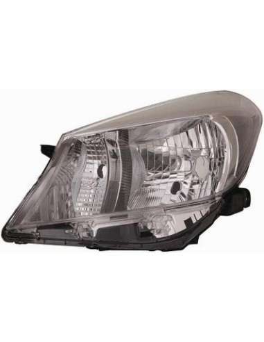 Faro anteriore sinistro per toyota yaris 2011 al 2014 nero versione koito Aftermarket Illuminazione