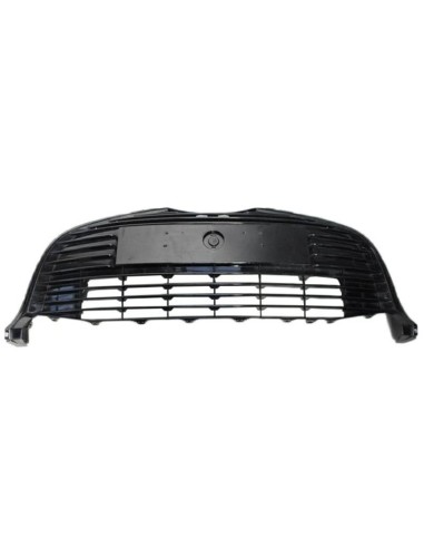 Griglia centrale paraurti anteriore per per yaris 2014- nera con fori cornice Aftermarket Paraurti ed accessori