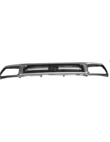 Bezel front grille for Toyota Hilux 1998 to 2000 4WD gray and silver Aftermarket Bumpers and accessories