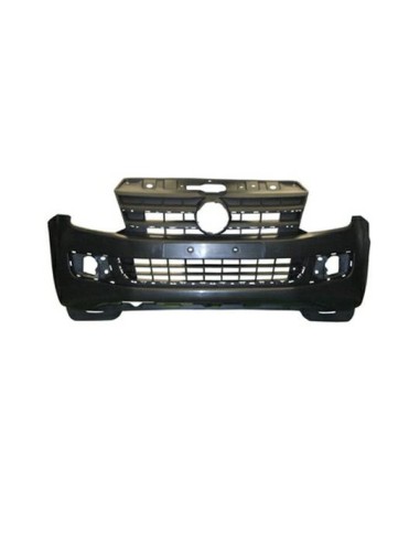 Front bumper for vw amarok 2010 onwards black with holes chrome profile Aftermarket Bumpers and accessories