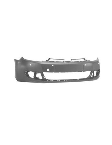 Front bumper for Volkswagen Golf 6 2008 to 2012 with 6 holes sensors park Aftermarket Bumpers and accessories