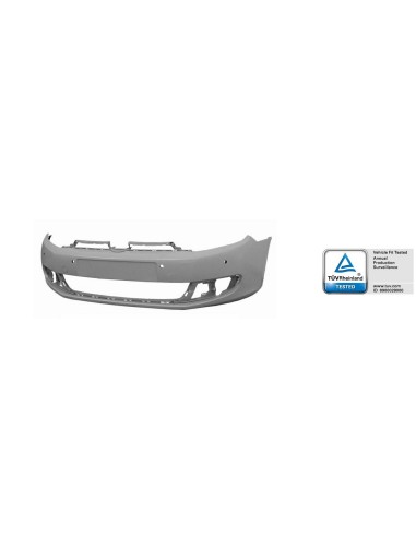 Front bumper For golf 6 2008-2012 with 4 holes sens. And Pred. lavaf. And Park Assist Aftermarket Bumpers and accessories