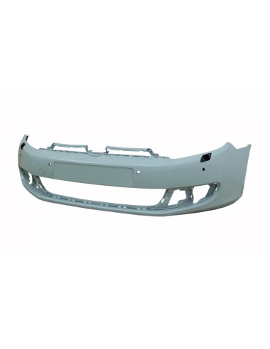 Front bumper for golf 6 2008-2012 with headlight washer holes and 4 holes sensors park Aftermarket Bumpers and accessories