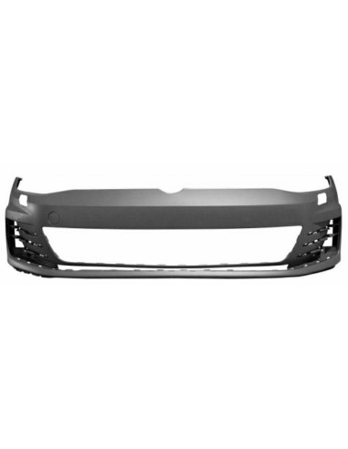 Front bumper for Volkswagen Golf 7 gti 2012 onwards with headlight washer holes Aftermarket Bumpers and accessories