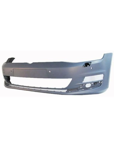 Front bumper for VW Golf 7 2012- with headlight washer holes and 4 holes sensors park Aftermarket Bumpers and accessories
