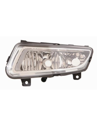 The front right fog light for VW Polo 2009 to 2013 chrome with daylight Aftermarket Lighting