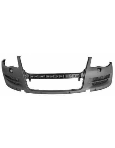 Front bumper for touareg 2007-2010 with headlight washer holes and holes sensors park Aftermarket Bumpers and accessories