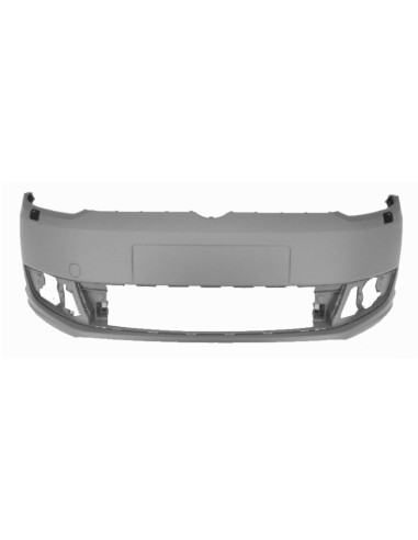 Front bumper for Volkswagen Touran 2010 to 2015 with headlight washer holes Aftermarket Bumpers and accessories