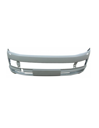 Front bumper for VW Transporter T6 multivan 2015- primer with headlight washer holes Aftermarket Bumpers and accessories