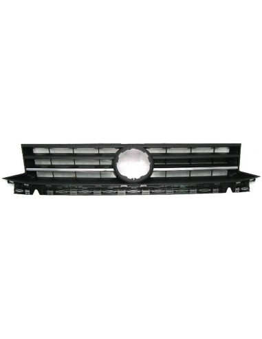 Bezel front grille for VW Caddy 2015- black with 2 chrome trim Aftermarket Bumpers and accessories