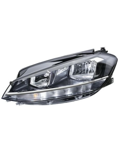 Headlight right front headlight for Volkswagen Golf 7 2012 H7/h9 hella Lighting