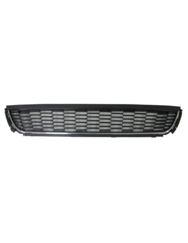 The central grille front bumper w polo 2009 2013 with chrome profile Aftermarket Bumpers and accessories