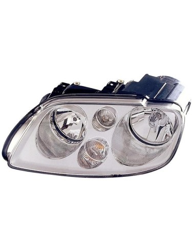 Right headlight for VW Touran 2003 to 2006 chrome with electric motor Aftermarket Lighting
