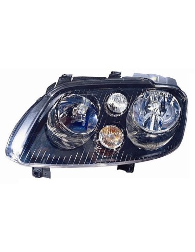 Left headlight for VW Touran 2003 to 2006 black electric ready Aftermarket Lighting