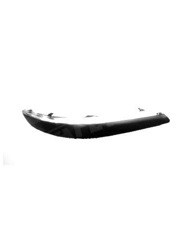 Moldura con perfil cromado derecha parachoques frente para vw touran 2006-2010