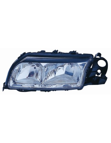 Headlight left front headlight Volvo S80 1998 to 2003 inner frame black Aftermarket Lighting