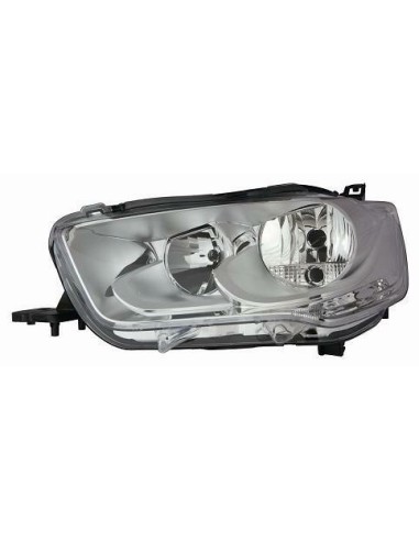 Headlight Headlamp Right Front Citroen C-elysee 2013 onwards chrome Aftermarket Lighting