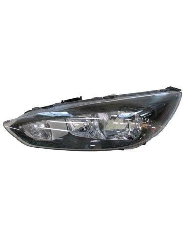 Headlight right front headlight Ford Focus 2014 onwards black with engine Aftermarket Lighting