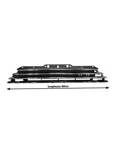 Mascarilla mini one Cooper (cabrio-clubman) 2006-2010 cromata y negra modelos D