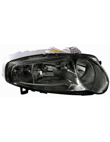 Headlight right front headlight for Alfa 147 2000 to 2004 black Aftermarket Lighting