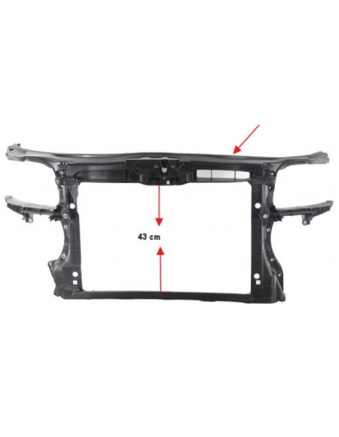 Front frame for a3 2003 to 2008 3 and 5 doors v6 and automatic gearbox H 43cm Aftermarket Plates