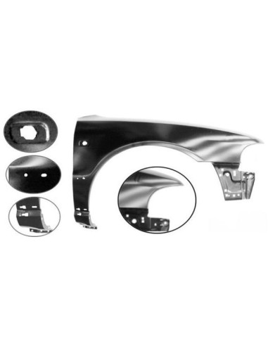 Right front fender AUDI A4 1999 to 2000 Aftermarket Plates