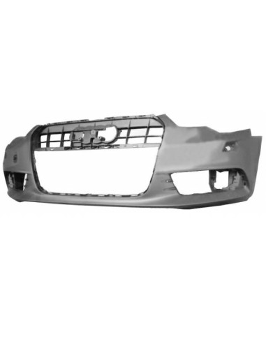 Front bumper for AUDI A6 2011 to 2014 with headlight washer holes Aftermarket Bumpers and accessories