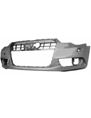 Front bumper for AUDI A6 2011 to 2014 with holes sensors park and headlight washer Aftermarket Bumpers and accessories