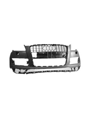 Front bumper for AUDI Q7 2009 to 2015 with headlight washer holes and sensors park Aftermarket Bumpers and accessories