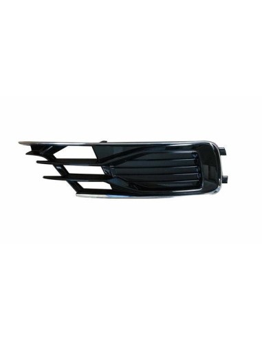 Right grille front bumper for AUDI A6 2014 onwards with chrome trim Aftermarket Bumpers and accessories