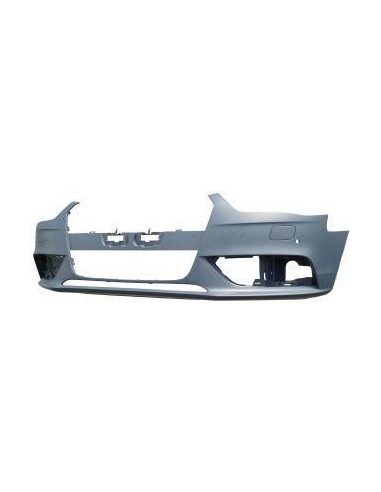 Front bumper for AUDI A4 2011 onwards with headlight washer holes and sensors park Aftermarket Bumpers and accessories