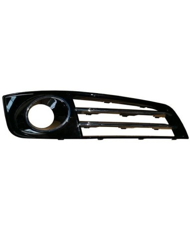 Grid front right for a8 2010 to 2014 with 3 chrome trim and hole Aftermarket Bumpers and accessories