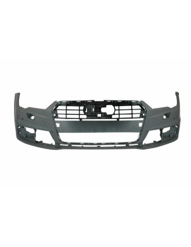 Front bumper for AUDI A7 2015 onwards with headlight washer holes and sensors park Aftermarket Bumpers and accessories