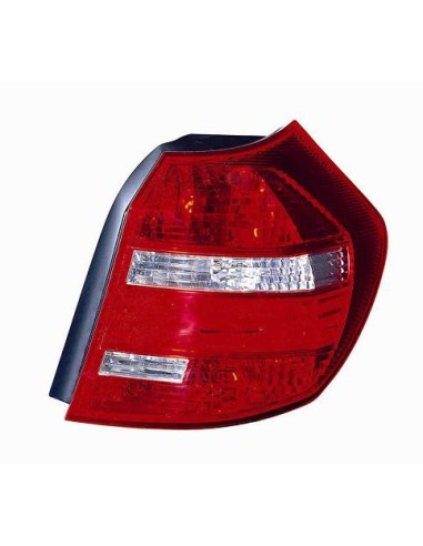 Fanale faro posteriore destro per bmw serie 1 e81 e87 2007 in poi bianco rosso Aftermarket Illuminazione