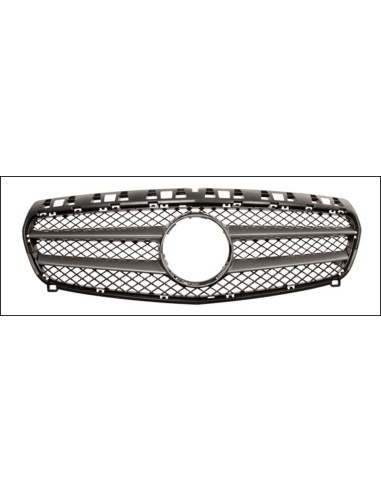 Bezel front grille for Mercedes class a W176 2012- black and gray Aftermarket Bumpers and accessories