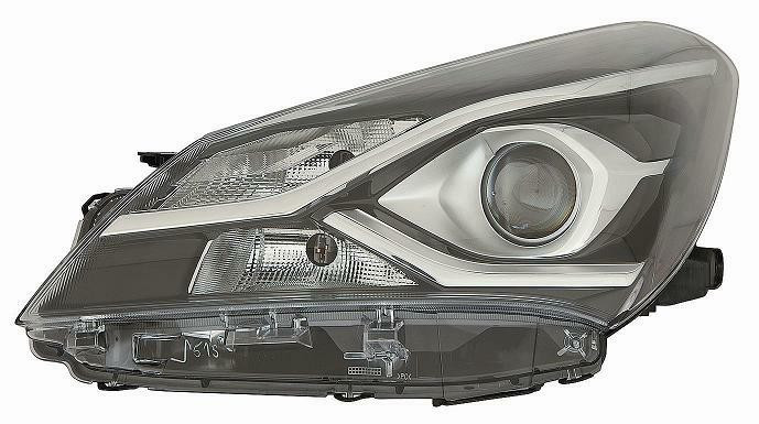 gift prangende cigar Headlight right front headlight for Toyota Yaris 2017- HIR2 black led