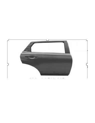 Door rear door right for Nissan Qashqai 2007 onwards Aftermarket Plates